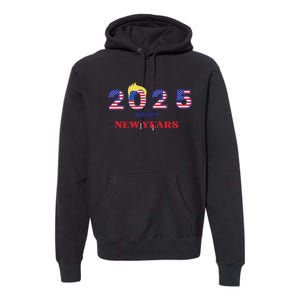 Happy New Years 2025 Trump Make New Years Great Premium Hoodie