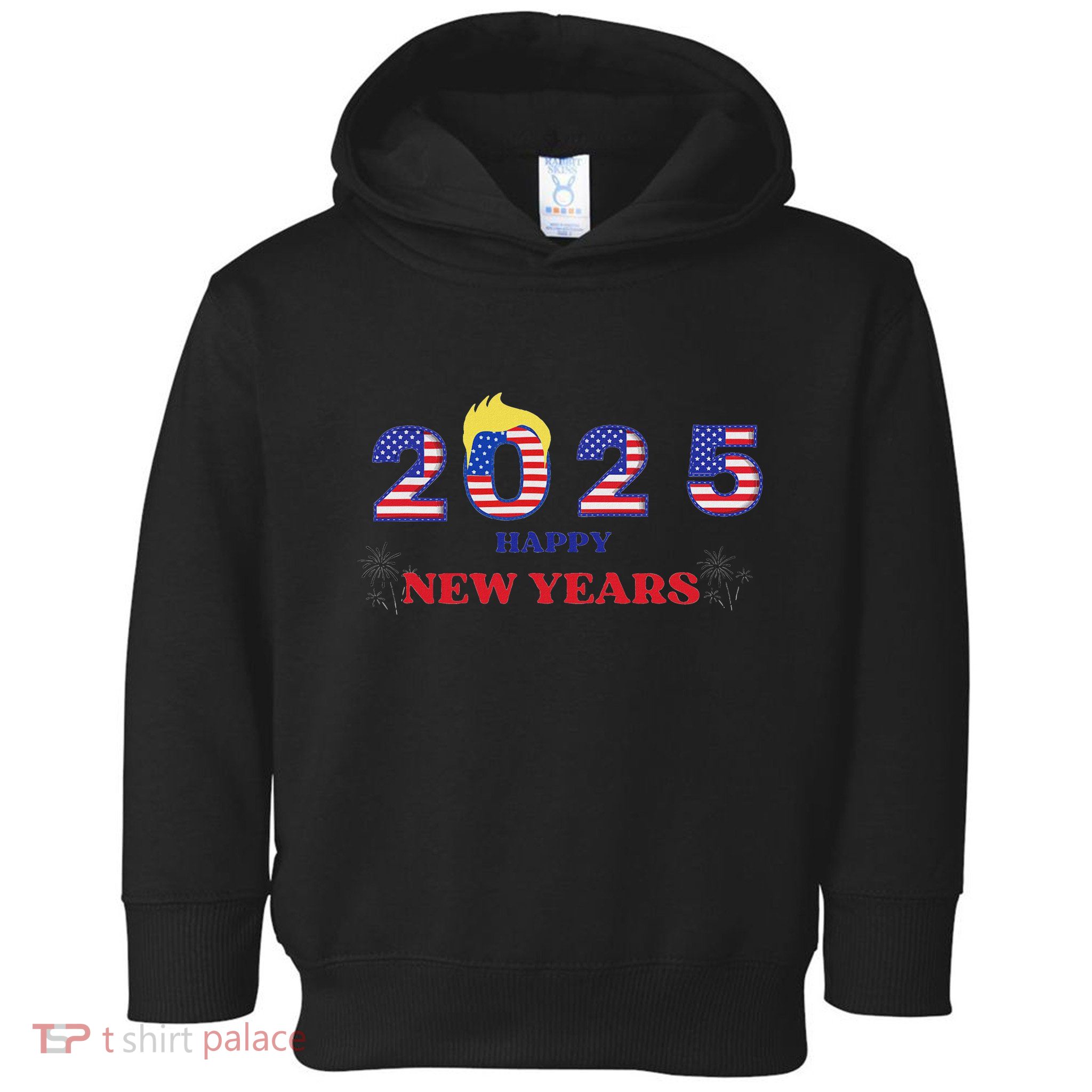 Happy New Years 2025 Trump Make New Years Great Toddler Hoodie