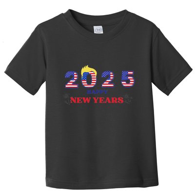 Happy New Years 2025 Trump Make New Years Great Toddler T-Shirt