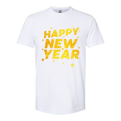 Happy New Year Gift Softstyle® CVC T-Shirt