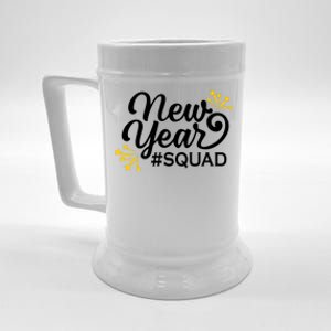 Happy New Year Squad Family Matching Gift For New Years Eve Cool Gift Beer Stein