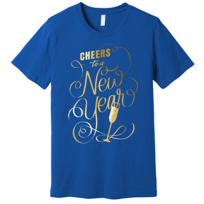 Happy New Years Cheers To A New Year Holidays Celebration Gift Premium T-Shirt