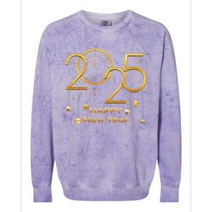 Happy New Year Party 2025 S Family Matching Fireworks Colorblast Crewneck Sweatshirt