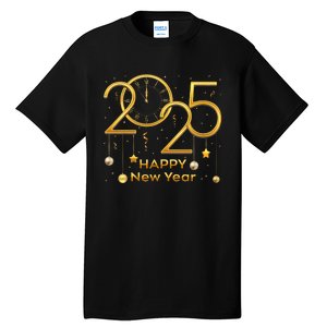 Happy New Year Party 2025 S Family Matching Fireworks Tall T-Shirt