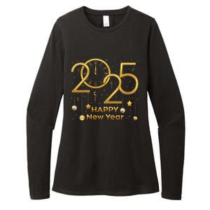 Happy New Year Party 2025 S Family Matching Fireworks Womens CVC Long Sleeve Shirt