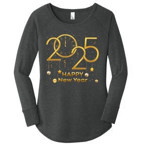 Happy New Year Party 2025 S Family Matching Fireworks Women's Perfect Tri Tunic Long Sleeve Shirt