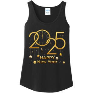 Happy New Year Party 2025 S Family Matching Fireworks Ladies Essential Tank