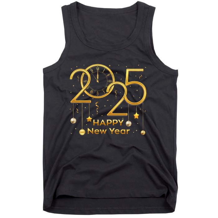 Happy New Year Party 2025 S Family Matching Fireworks Tank Top