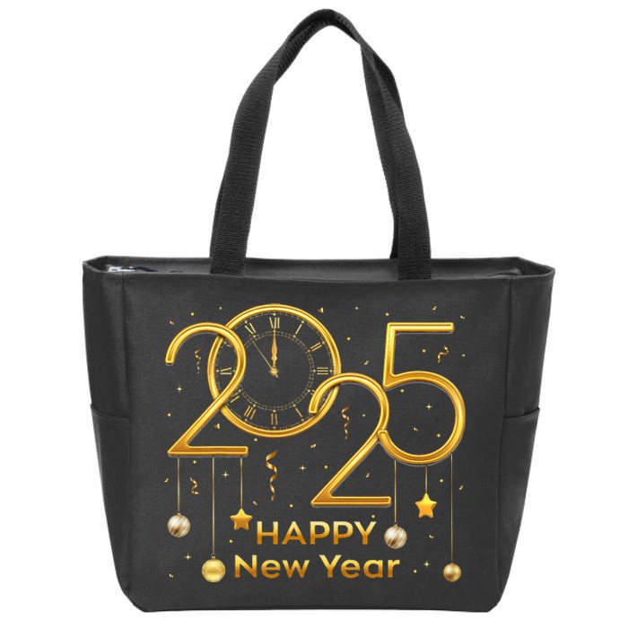 Happy New Year Party 2025 S Family Matching Fireworks Zip Tote Bag