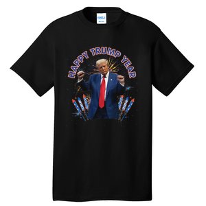 Happy New Year Party 2025 Trump 2024 Take America Back Tall T-Shirt