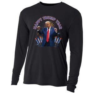 Happy New Year Party 2025 Trump 2024 Take America Back Cooling Performance Long Sleeve Crew