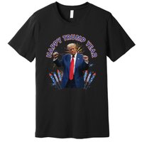 Happy New Year Party 2025 Trump 2024 Take America Back Premium T-Shirt