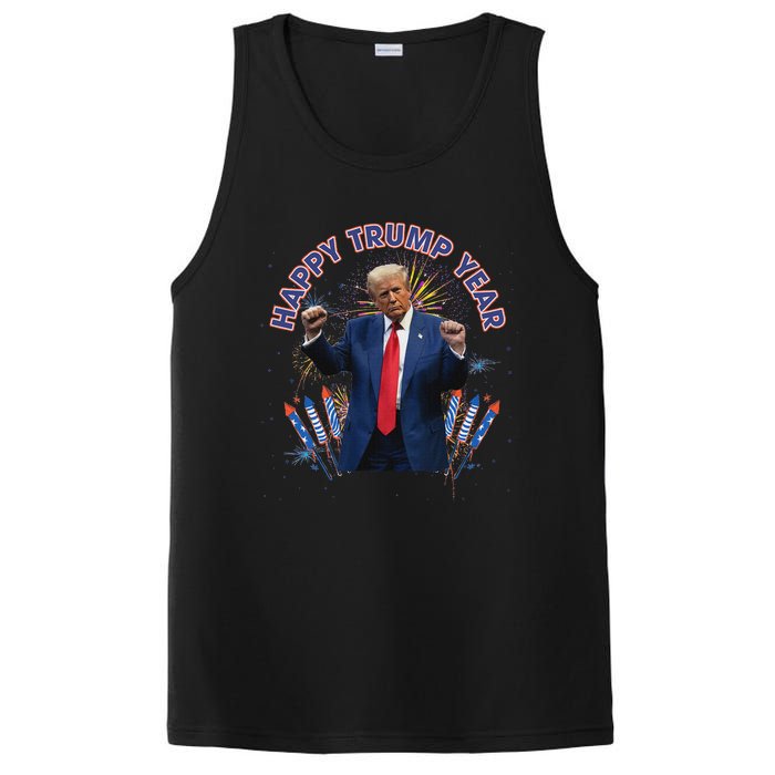 Happy New Year Party 2025 Trump 2024 Take America Back PosiCharge Competitor Tank