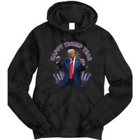 Happy New Year Party 2025 Trump 2024 Take America Back Tie Dye Hoodie