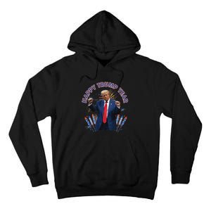 Happy New Year Party 2025 Trump 2024 Take America Back Tall Hoodie