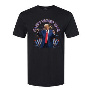 Happy New Year Party 2025 Trump 2024 Take America Back Softstyle CVC T-Shirt