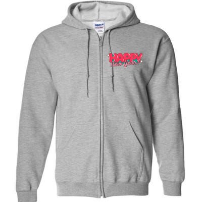 Happy New Year Full Zip Hoodie