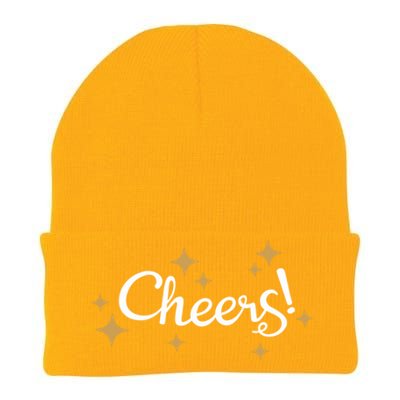 Happy New Years Cheers To A New Year Holidays Celebration Meaningful Gift Knit Cap Winter Beanie