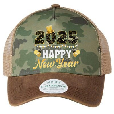 Happy New Year Eve Party 2025 Family Matching Fireworks Legacy Tie Dye Trucker Hat