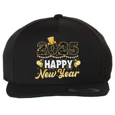 Happy New Year Eve Party 2025 Family Matching Fireworks Wool Snapback Cap