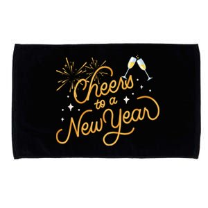 Happy New Years Eve Cheers To A New Year Gift Microfiber Hand Towel