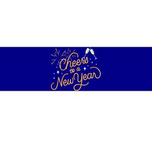 Happy New Years Eve Cheers To A New Year Gift Bumper Sticker