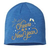 Happy New Years Eve Cheers To A New Year Gift Sustainable Beanie