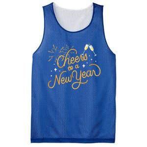 Happy New Years Eve Cheers To A New Year Gift Mesh Reversible Basketball Jersey Tank