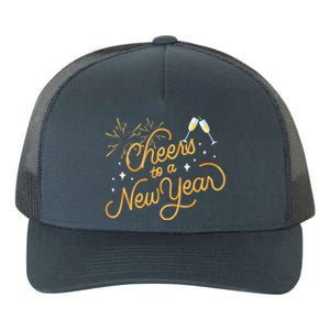 Happy New Years Eve Cheers To A New Year Gift Yupoong Adult 5-Panel Trucker Hat