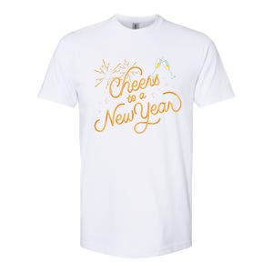 Happy New Years Eve Cheers To A New Year Gift Softstyle CVC T-Shirt