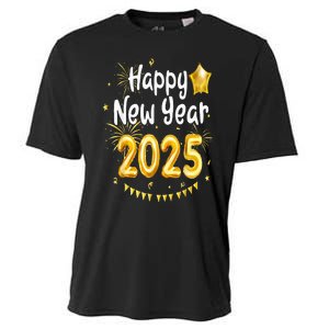 Happy New Year 2025 Family Reunion Party New Year Eve Cooling Performance Crew T-Shirt