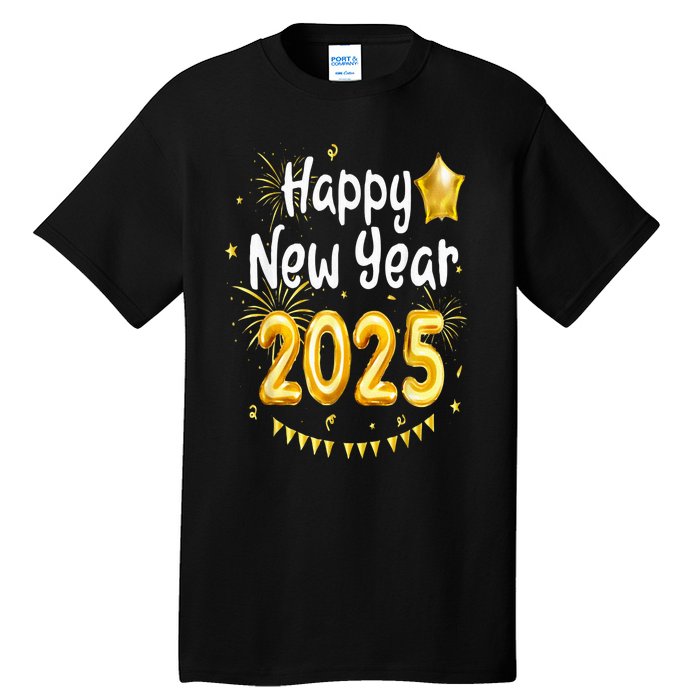 Happy New Year 2025 Family Reunion Party New Year Eve Tall T-Shirt