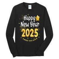 Happy New Year 2025 Family Reunion Party New Year Eve Tall Long Sleeve T-Shirt