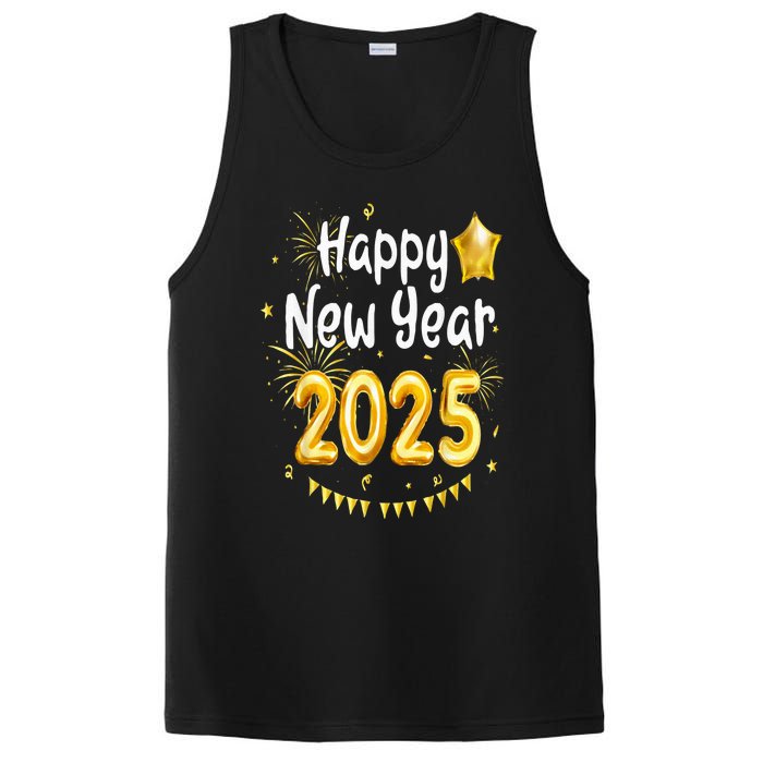 Happy New Year 2025 Family Reunion Party New Year Eve PosiCharge Competitor Tank