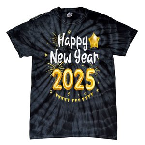 Happy New Year 2025 Family Reunion Party New Year Eve Tie-Dye T-Shirt