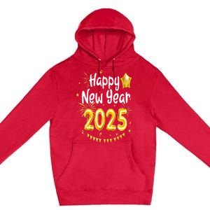 Happy New Year 2025 Family Reunion Party New Year Eve Premium Pullover Hoodie