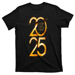 Happy New Year Party Supplies 2025 Family Matching Fireworks T-Shirt