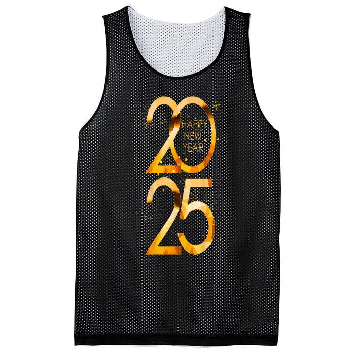 Happy New Year Party Supplies 2025 Family Matching Fireworks Mesh Reversible Basketball Jersey Tank