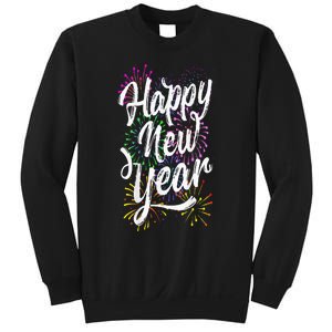 Happy New Year Party Supplies 2025 Family Matching Fireworks Sweatshirt