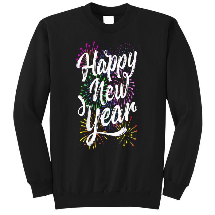 Happy New Year Party Supplies 2025 Family Matching Fireworks Sweatshirt