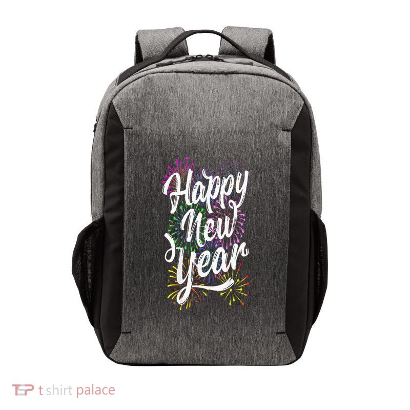Happy New Year Party Supplies 2025 Family Matching Fireworks Vector Backpack