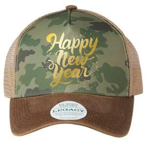 Happy New Year New Year New Party 2024 Cool Gift Legacy Tie Dye Trucker Hat