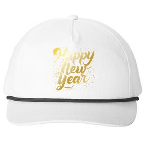 Happy New Year New Year New Party 2024 Cool Gift Snapback Five-Panel Rope Hat