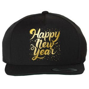 Happy New Year New Year New Party 2024 Cool Gift Wool Snapback Cap