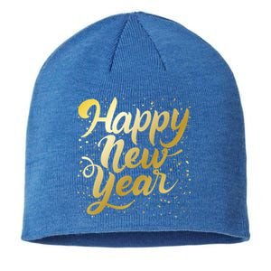 Happy New Year New Year New Party 2024 Cool Gift Sustainable Beanie