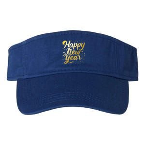 Happy New Year New Year New Party 2024 Cool Gift Valucap Bio-Washed Visor