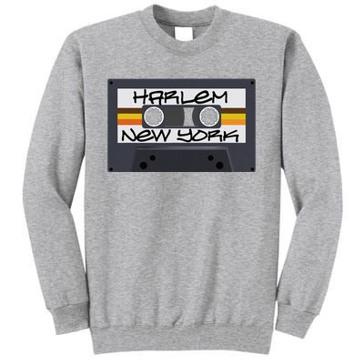 Harlem New York Cassette Tape Tall Sweatshirt