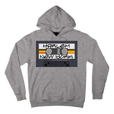 Harlem New York Cassette Tape Tall Hoodie