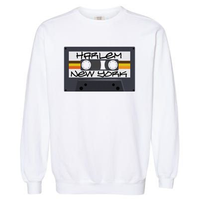 Harlem New York Cassette Tape Garment-Dyed Sweatshirt