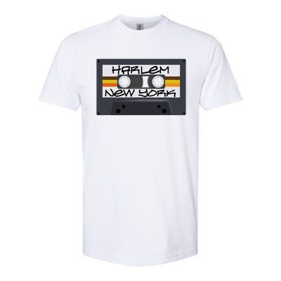 Harlem New York Cassette Tape Softstyle® CVC T-Shirt